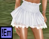 !Em Ruffled White Skirt 