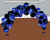 blue rose balloons