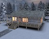 Snowy Winter Cabin