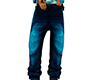 m28 Baggy Pants blue