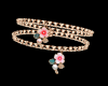 Gold Pink R Bracelet L