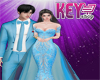K- Party Gown Blue F