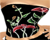{13} Flowered Corset top