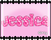 Glitter Name Jessica
