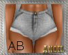 [AIB]Denim Shorts Gray