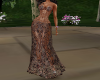 Brown Gold Elegance Gown