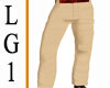 Brown & Beige Tux pants