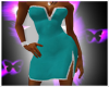 (KK) Elegant Teal Dress