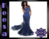 Blue Lace Gown Exculsive