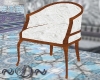 ~D~White Chair Dark Wood