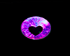 Violet heart eye
