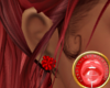 [CVH] Red PomPom Earring