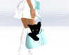 Black Cat Shiny Bag CL