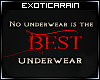 !E)No Underwear