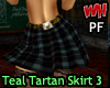 Teal Tartan Skirt 3