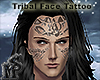 Tribal Face Tattoo Blck