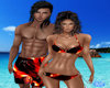Flame Swimsuit M