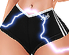 short zip black