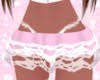 Pink Lace Swim Skirt