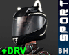 drv Biker Helmet &ears/F