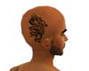 bald head with  dragon