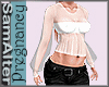 PREGNANCY WHITE BLOUSE