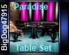 [BD] Paradise TableSet