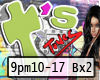 ~T~ 9pm Till I Come Bx2