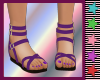 <3 Kids Sandals Purple