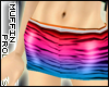 [m] Rainbow Zebra Skirt