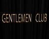 sign gentlemen club gold