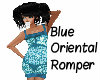 Blue Oriental Romper