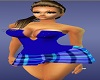 ~Ni~ XXL BluePlaidSkirt