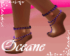 blue ankle bracelet