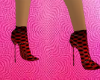 RED CHECKER ANKLE BOOT