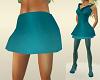 Space Under Skirt Teal