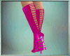 *J Latex Boots Pink