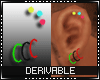 D| Drv Male Earrings