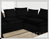 c. Black Corner Couch