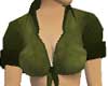 Olive Green  daisy top