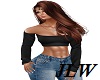 Black Crop w/Sleeves