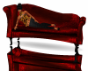 Red Reflective Chaise