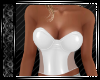 Sheer Leather Corset Wht