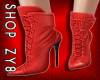 ZY: Crazy Red Boots