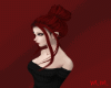 {M} Red Hair Bun