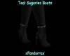 Teal Sugaries Boots