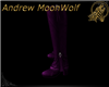 Western Boot Purple