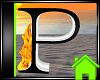 ! Animated Fire Letter P