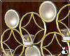 *Candles Deco Gold Pearl