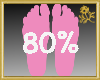 80% Scaler Feet